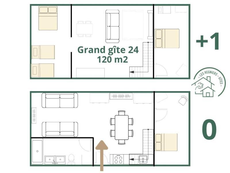 Les Regniers - 2 Gites Voisins Pour Familles Et Groupes Eynesse Luaran gambar